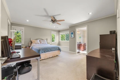 Aerial View of 9044 Railway Avenue, Richmond, BC