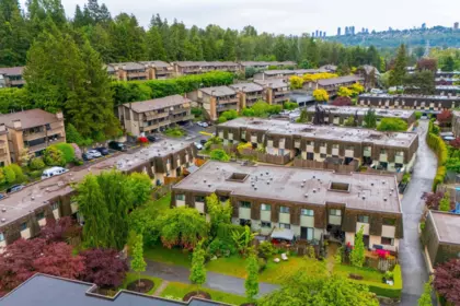 Aerial View of 1126 Premier Street, North Vancouver, BC
