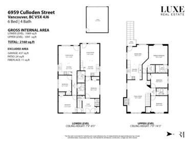 Aerial View of 6959 Culloden Street, Vancouver, BC