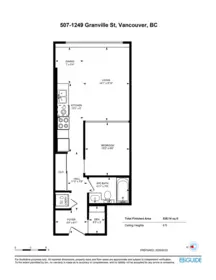 Basement Recreation Room Photo of 507 1249 Granville Street, Vancouver, BC
