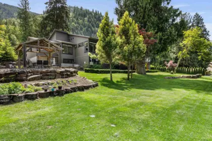 Aerial View of 7542 Hicks Lake Road, Harrison Hot Springs, BC