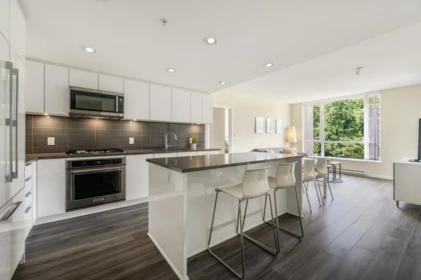 Kitchen Island Photo of 805 3096 Windsor Gate, Coquitlam, BC