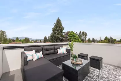 Aerial View of 2 6808 Elwell Street, Burnaby, BC