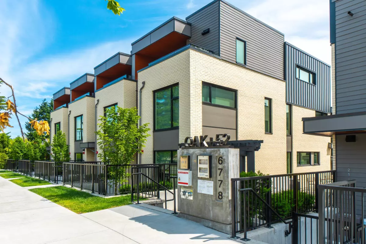 Exterior Rear Photo of 12 6778 Oak Street, Vancouver, BC