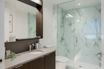 Powder Room Photo of 604 1688 Pullman Porter Street, Vancouver, BC