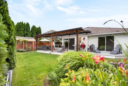 Aerial View of 19645 Somerset Drive, Pitt Meadows, BC