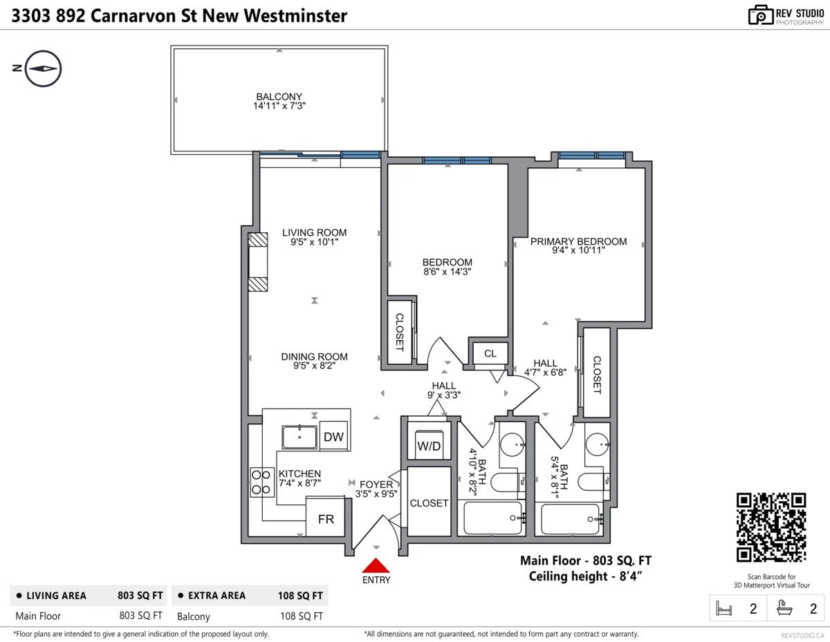 Living Room Photo of 3303 892 Carnarvon Street, New Westminster, BC