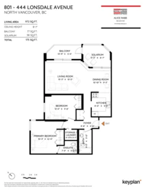 Outdoor Patio Photo of 801 444 Lonsdale Avenue, North Vancouver, BC