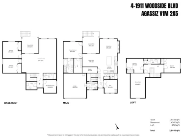 Kitchen Island Photo of 4 1911 Woodside Boulevard, Agassiz, BC