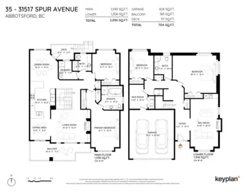 Aerial View of 35 31517 Spur Avenue, Abbotsford, BC