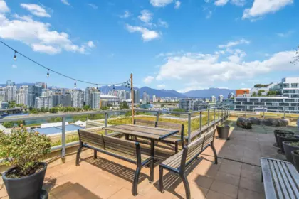 Outdoor Deck Photo of 808 288 W 1st Avenue, Vancouver, BC