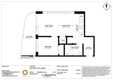 Garage Interior Photo of 2305 13685 102 Avenue, Surrey, BC