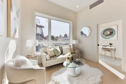 Living Room Photo of 3420 Knight Street, Vancouver, BC