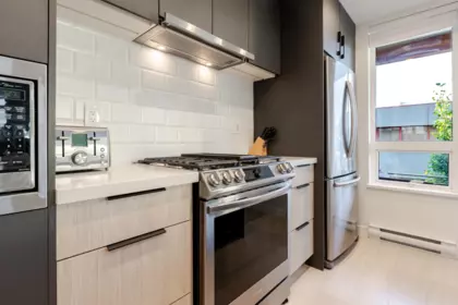 Kitchen Island Photo of 306 3018 St. George Street, Port Moody, BC