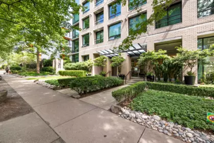 Aerial View of 304 1003 Burnaby Street, Vancouver, BC