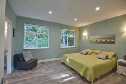Basement Recreation Room Photo of 5611 E Oyster Bay Road, Garden Bay, BC