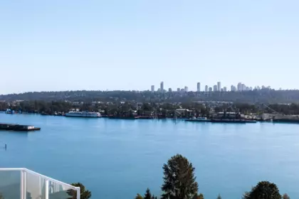 Aerial View of 1801 71 Jamieson Court, New Westminster, BC