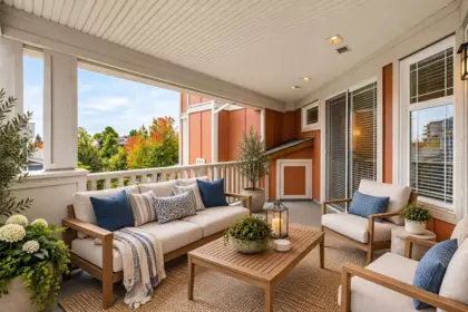 Outdoor Patio Photo of 305 15368 16a Avenue, Surrey, BC
