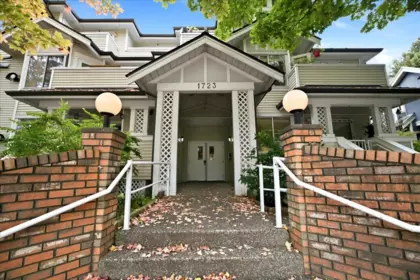 Exterior Rear Photo of 404 1723 Frances Street, Vancouver, BC