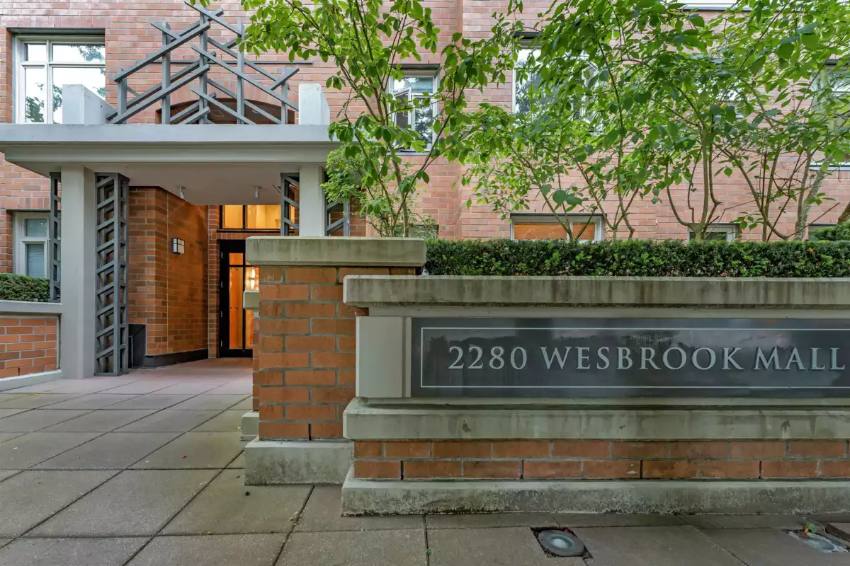 Exterior Front Photo of 320 2280 Wesbrook Mall, Vancouver, BC