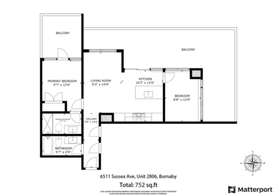 2806 6511 Sussex Avenue, Burnaby, BC