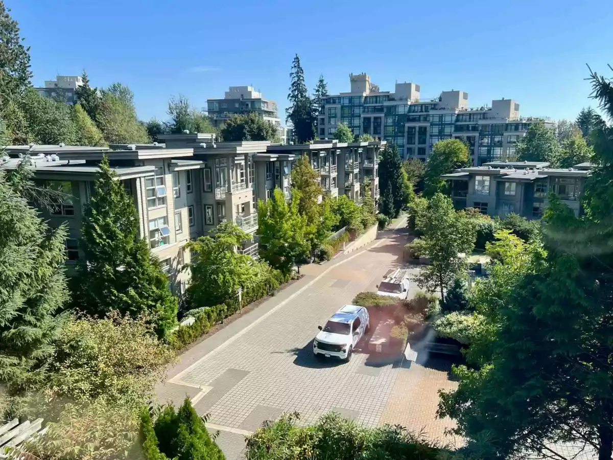 Outdoor Deck Photo of 311 9329 University Crescent, Burnaby, BC