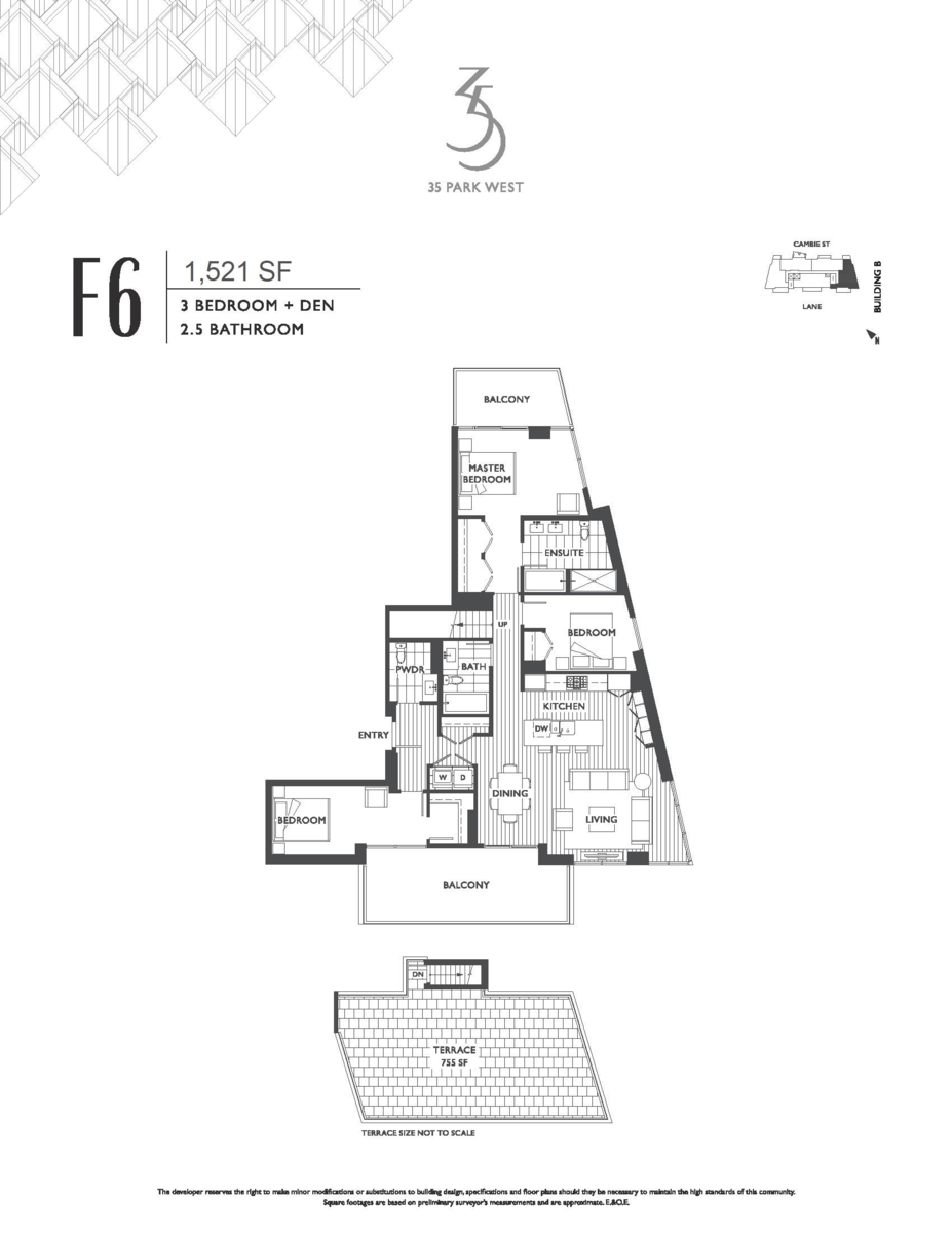 Hallway Photo of 604 5033 Cambie Street, Vancouver, BC