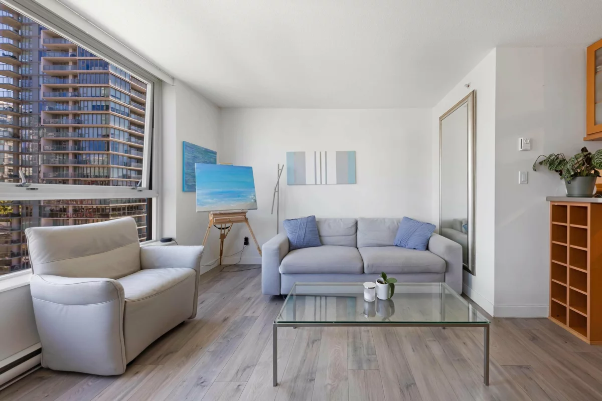 Family Room Photo of 1607 1495 Richard Street, Vancouver, BC