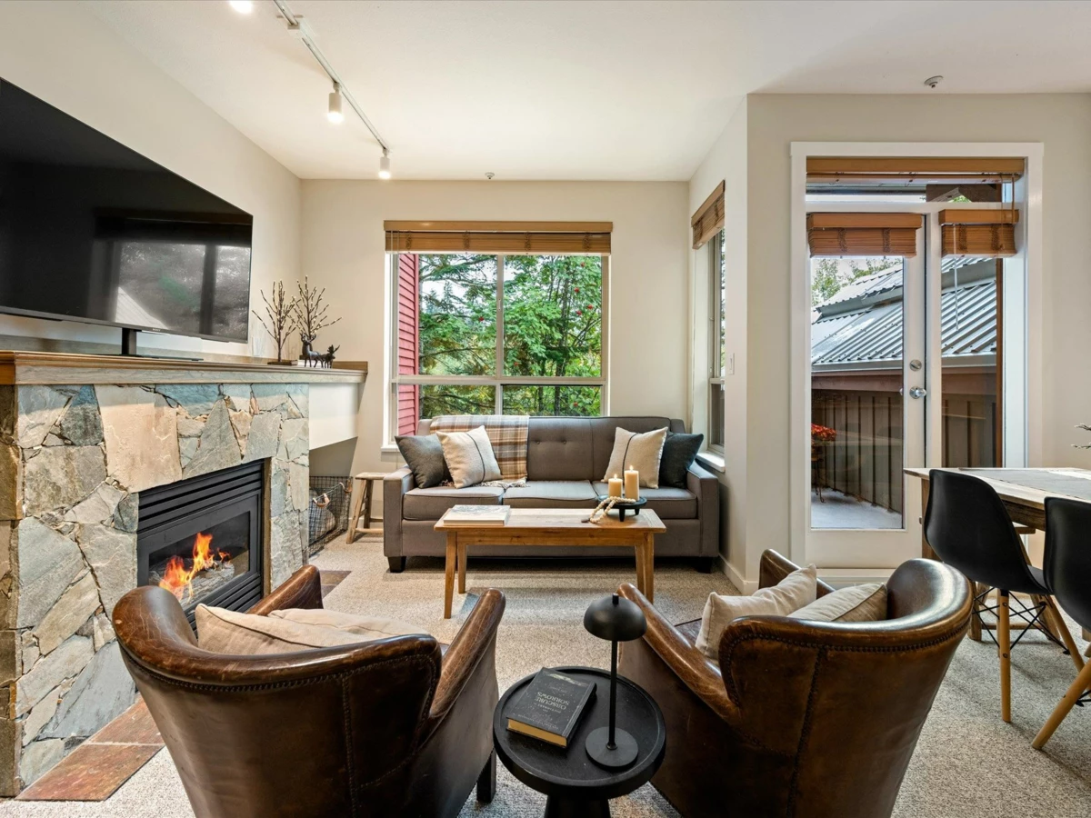 Living Room Photo of 16 4385 Northlands Boulevard, Whistler, BC