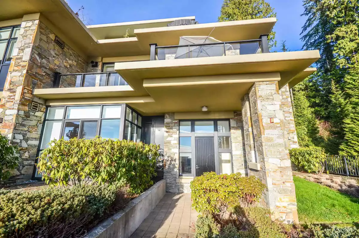 Exterior Rear Photo of 103 2235 Twin Creek Place, West Vancouver, BC
