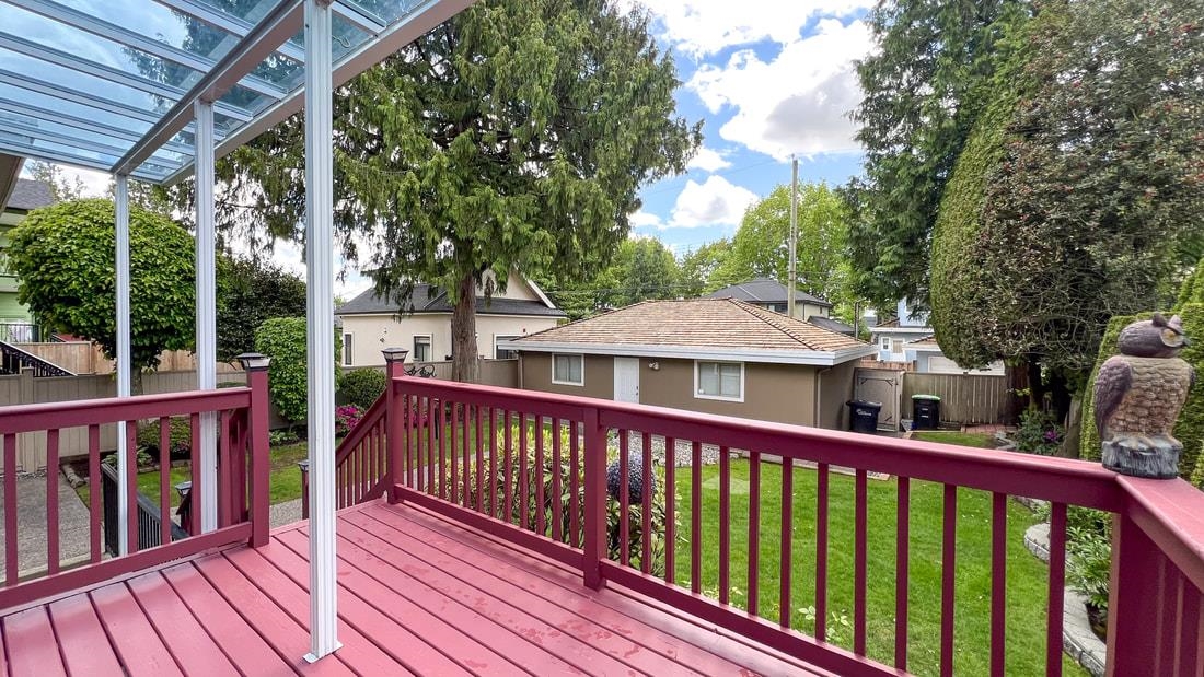 Aerial View of 1556 W 62nd Avenue, Vancouver, BC