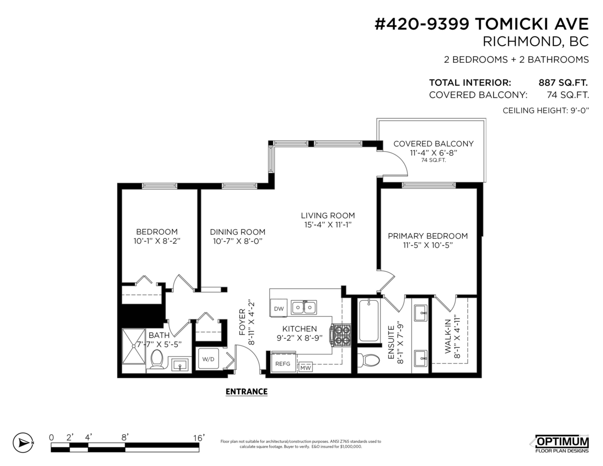 Basement Recreation Room Photo of 420 9399 Tomicki Avenue, Richmond, BC