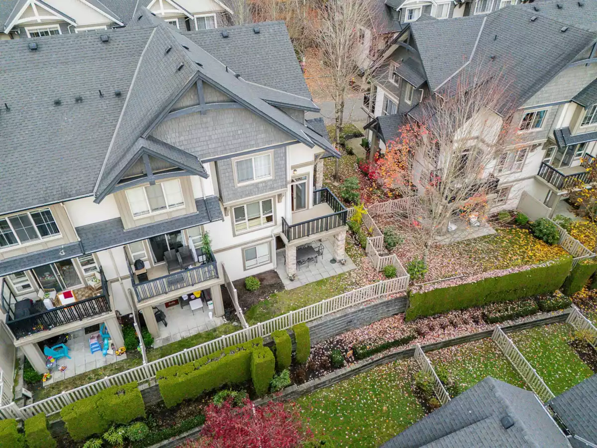 Aerial View of 22 1362 Purcell Drive, Coquitlam, BC