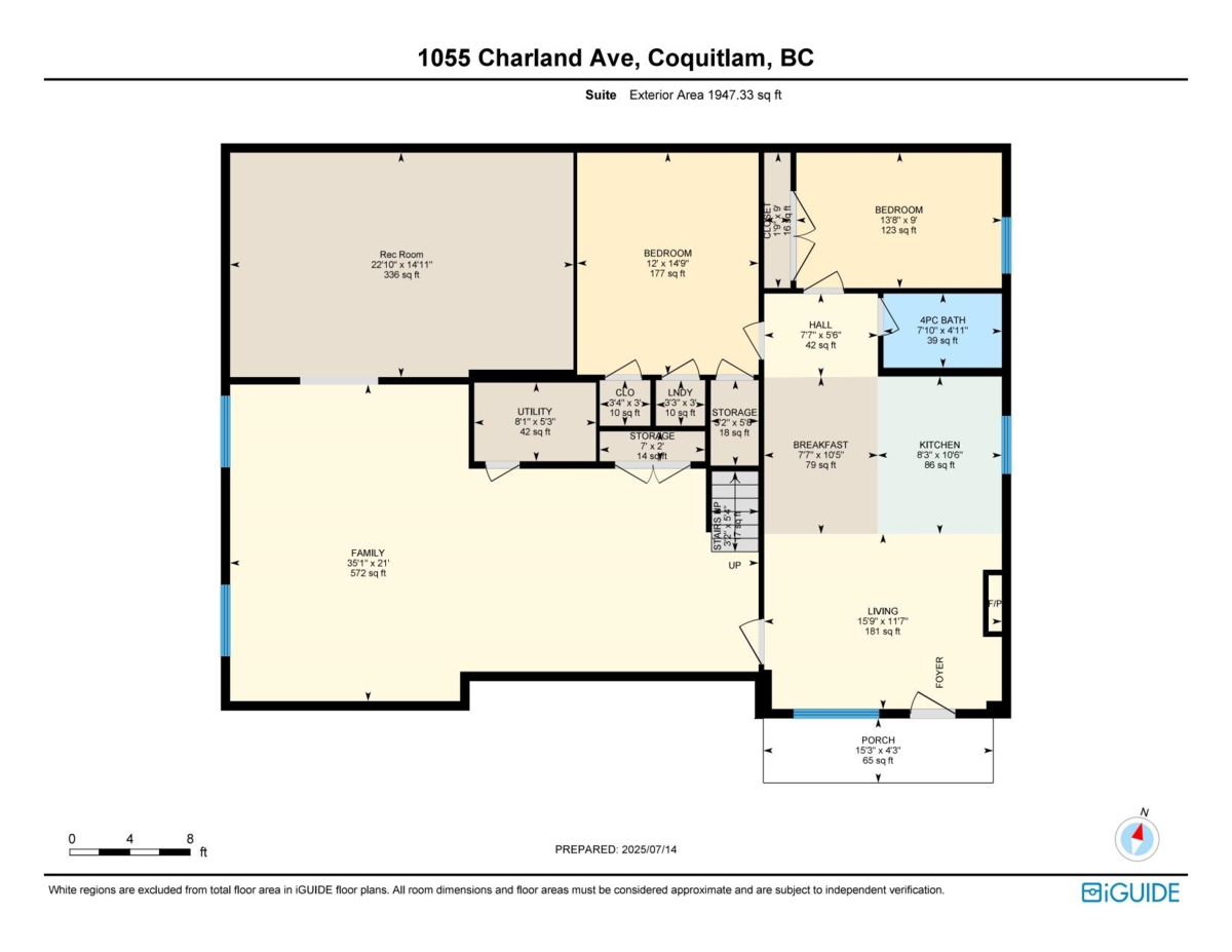 Street View Photo of 1055 Charland Avenue, Coquitlam, BC