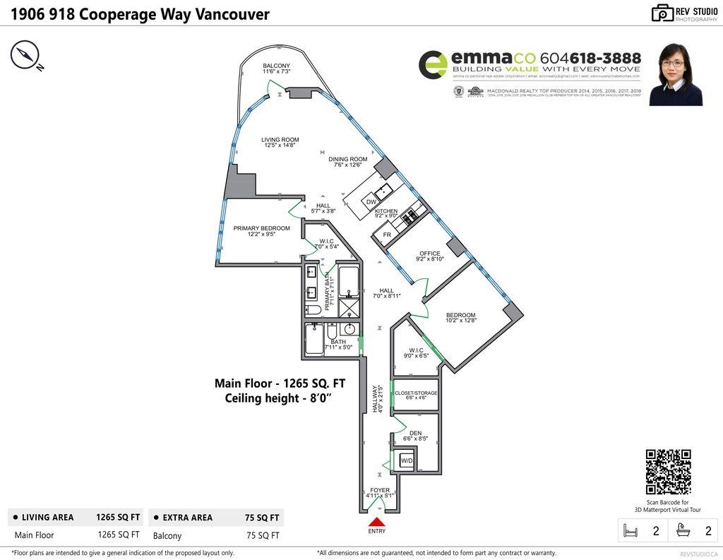 Community Amenities Photo (Clubhouse) of 1906 918 Cooperage Way, Vancouver, BC