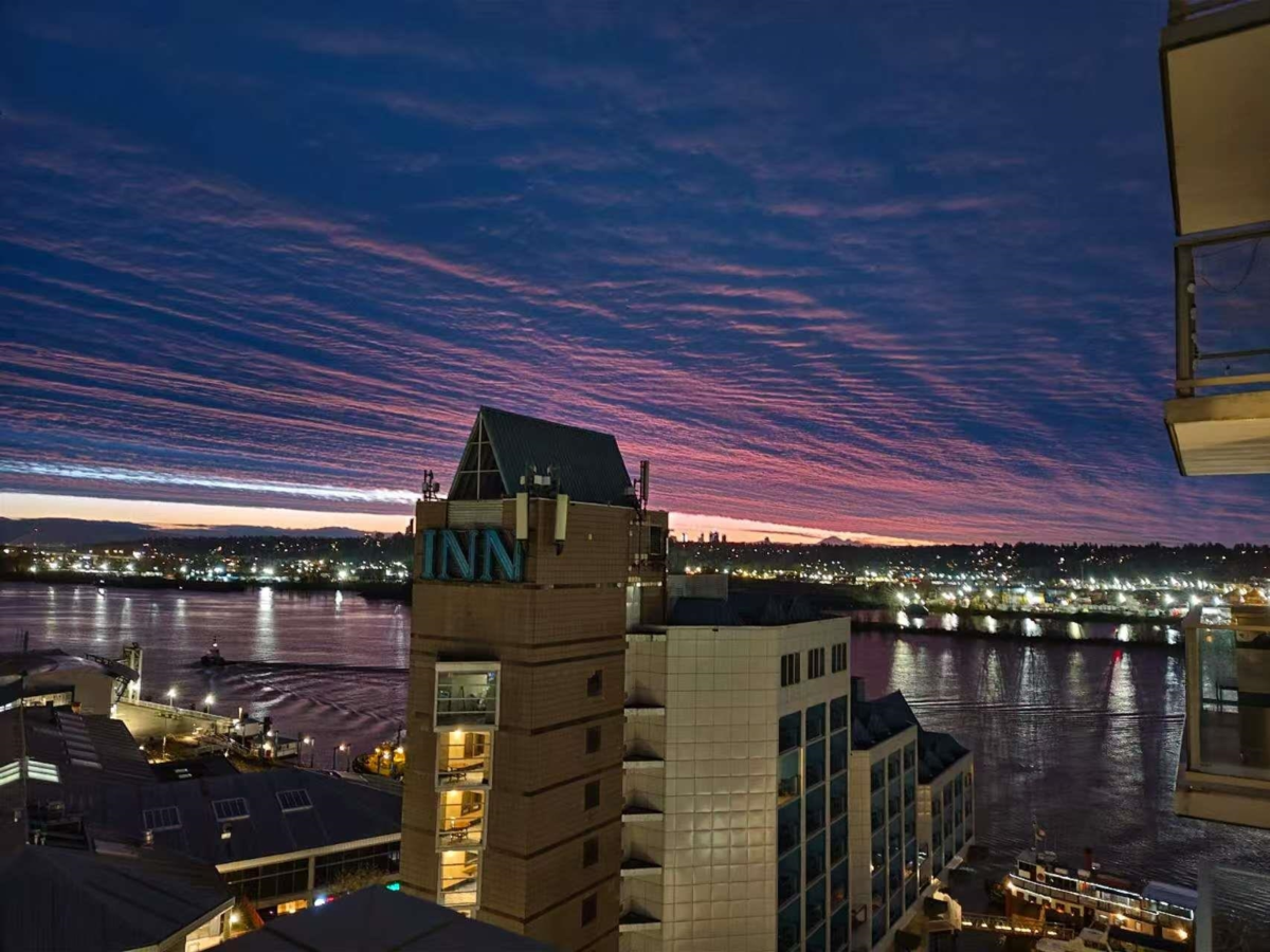 Outdoor Deck Photo of 1301 908 Quayside Drive, New Westminster, BC