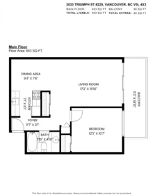 Office / Den Photo of 229 2033 Triumph Street, Vancouver, BC