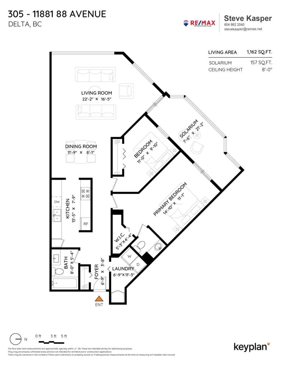 Outdoor Deck Photo of 305 11881 88 Avenue, Delta, BC