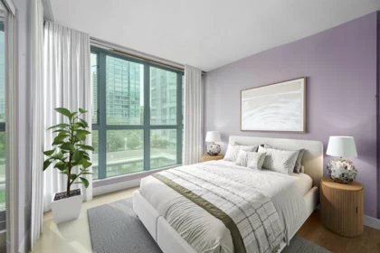 Bedroom 2 Photo of 806 1238 Melville Street, Vancouver, BC