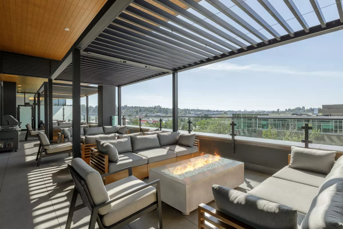 Basement Recreation Room Photo of 605 4168 Lougheed Highway, Burnaby, BC