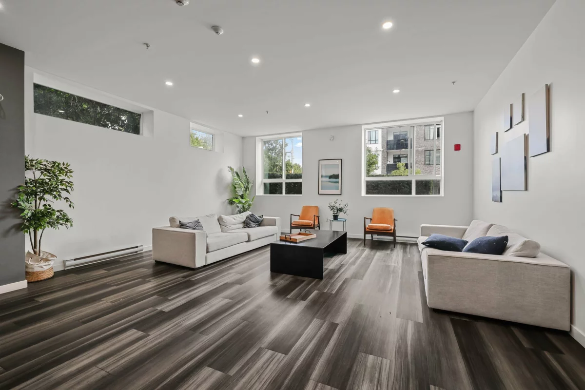 Living Room Photo of 303 13628 81a Avenue, Surrey, BC