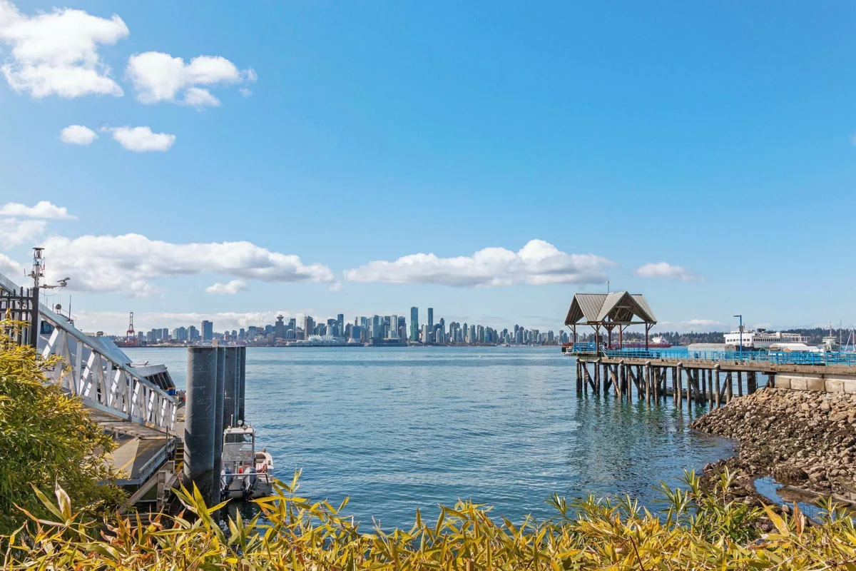 Aerial View of 112 240 Mahon Avenue, North Vancouver, BC