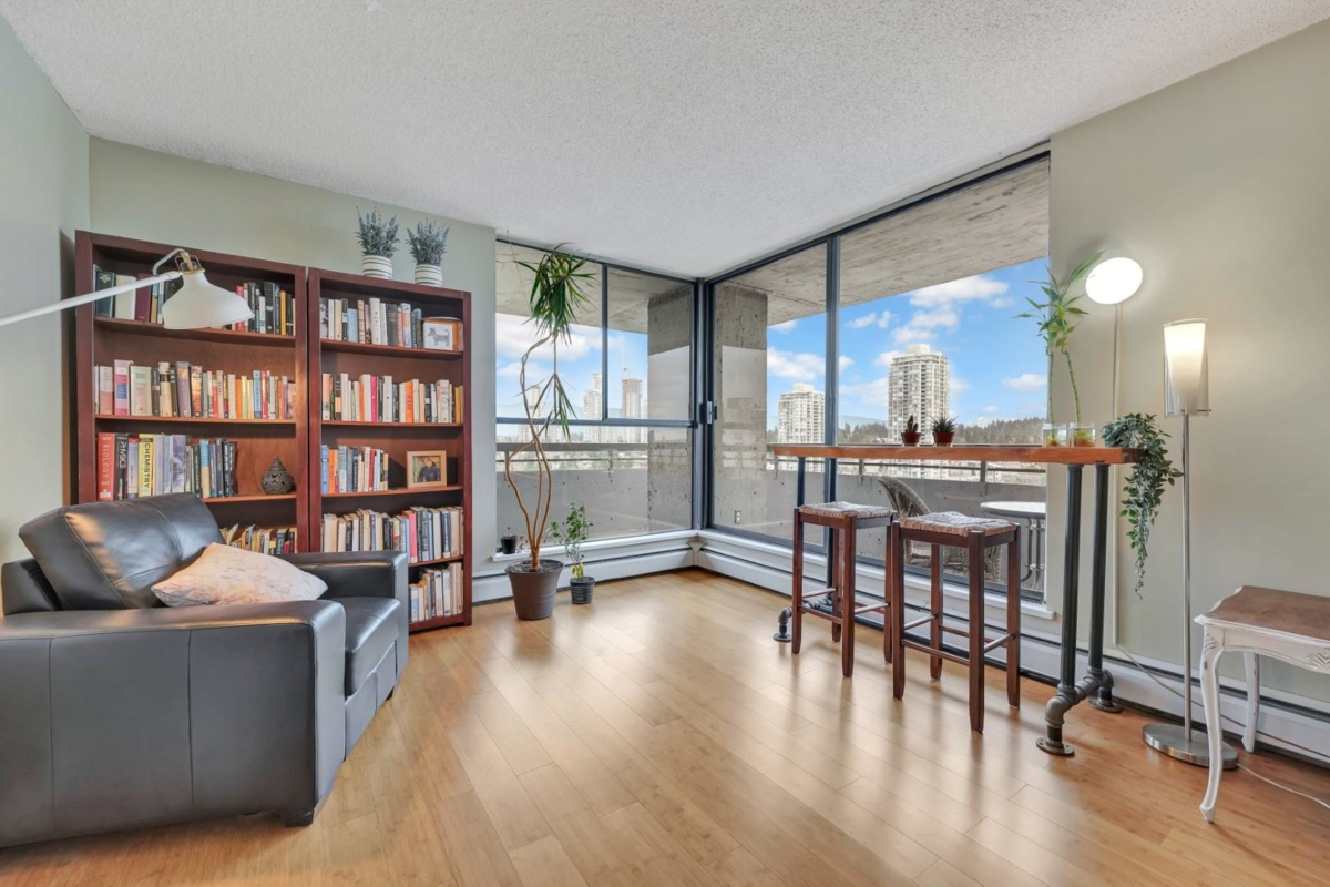 Exterior Rear Photo of 2206 3755 Bartlett Court, Burnaby, BC