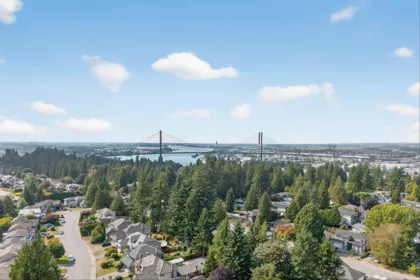 Aerial View of 8607 Byron Road, Delta, BC