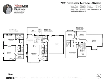 Garage Interior Photo of 7821 Tavernier Terrace, Mission, BC
