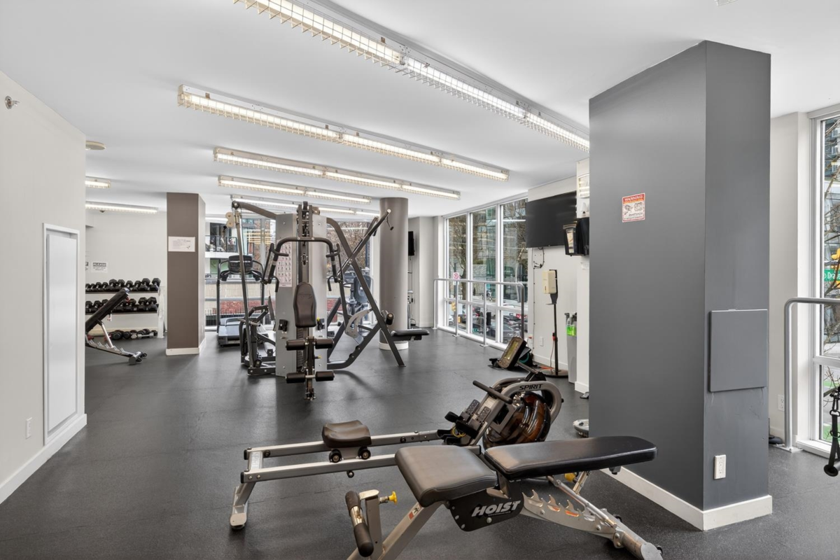 Basement Recreation Room Photo of 606 1009 Harwood Street, Vancouver, BC