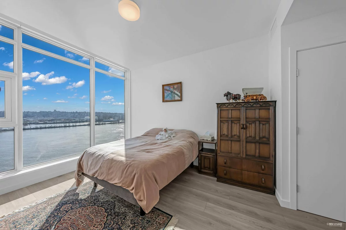 Bedroom 2 Photo of 607 680 Quayside Drive, New Westminster, BC