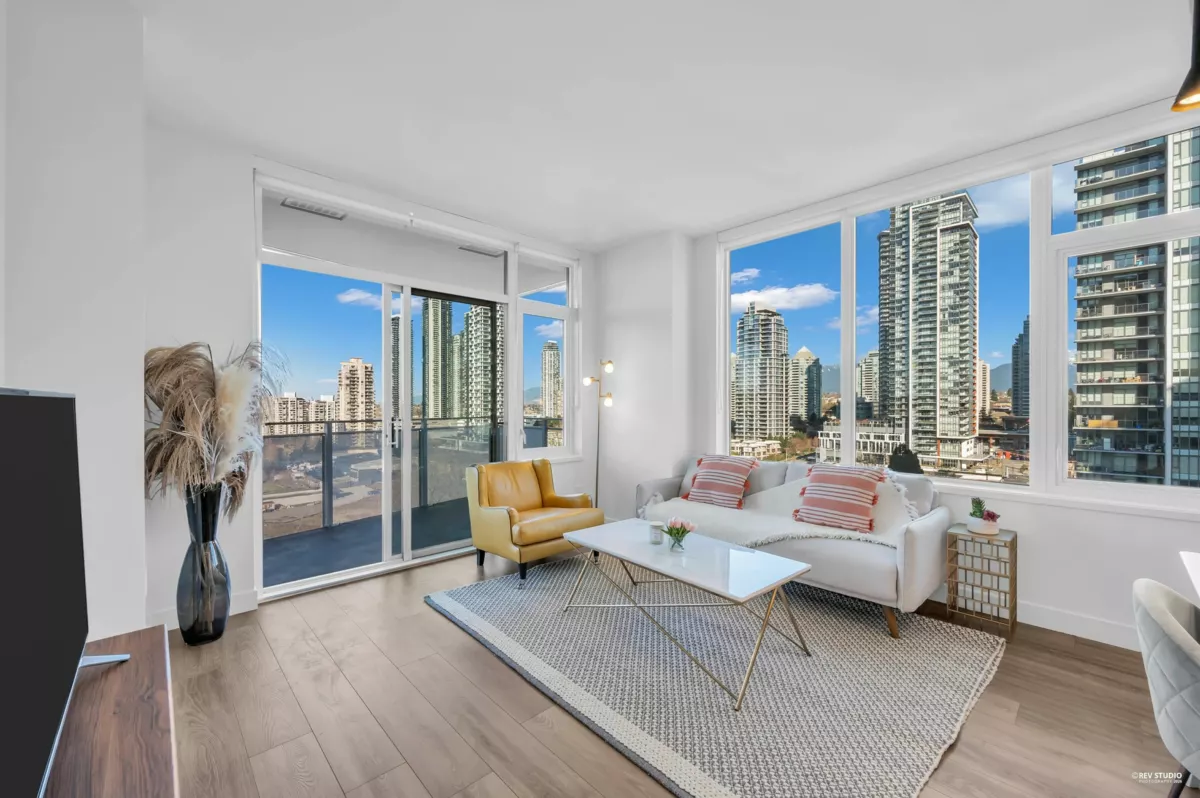 Living Room Photo of 1307 4433 Alaska Street, Burnaby, BC