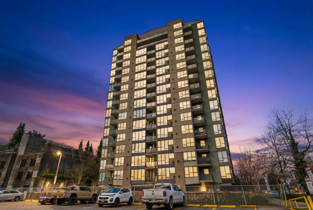 Exterior Rear Photo of 602 8180 Granville Avenue, Richmond, BC