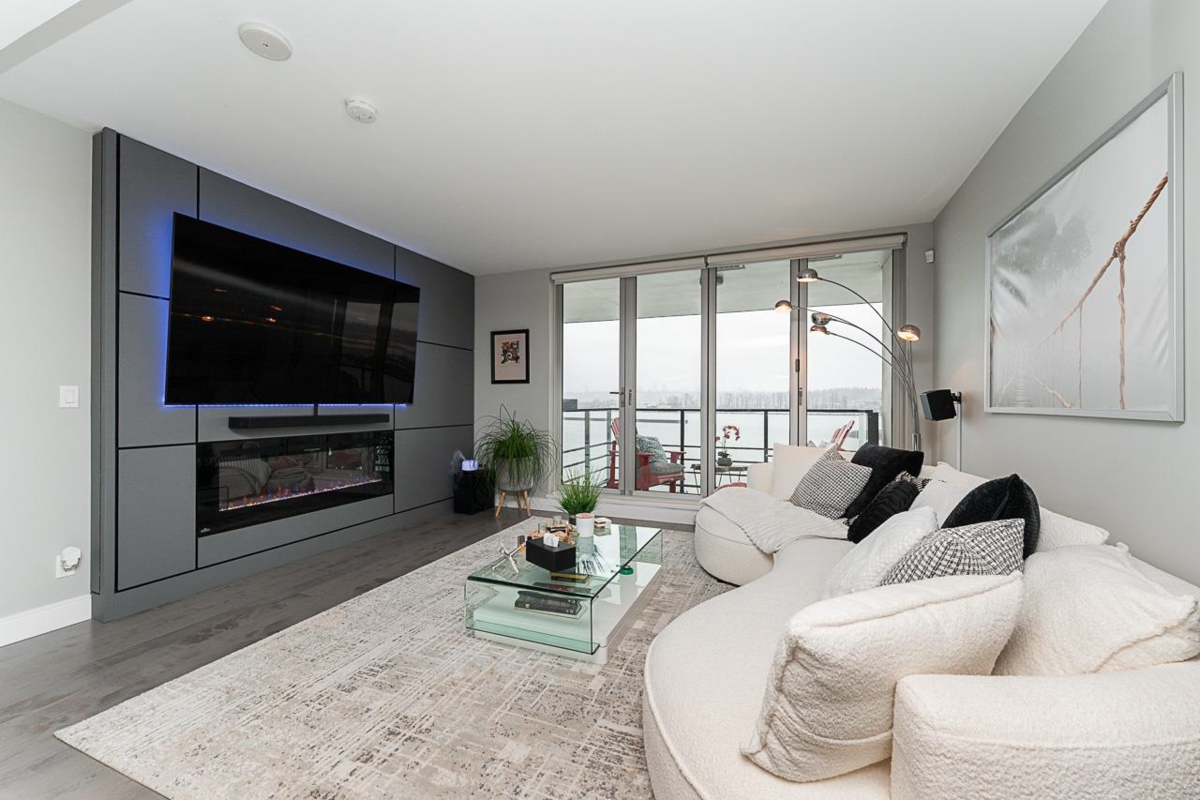 Living Room Photo of TH511 210 Salter Street, New Westminster, BC